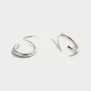 Ripcurl Double Hoop (Bundle) — Silver