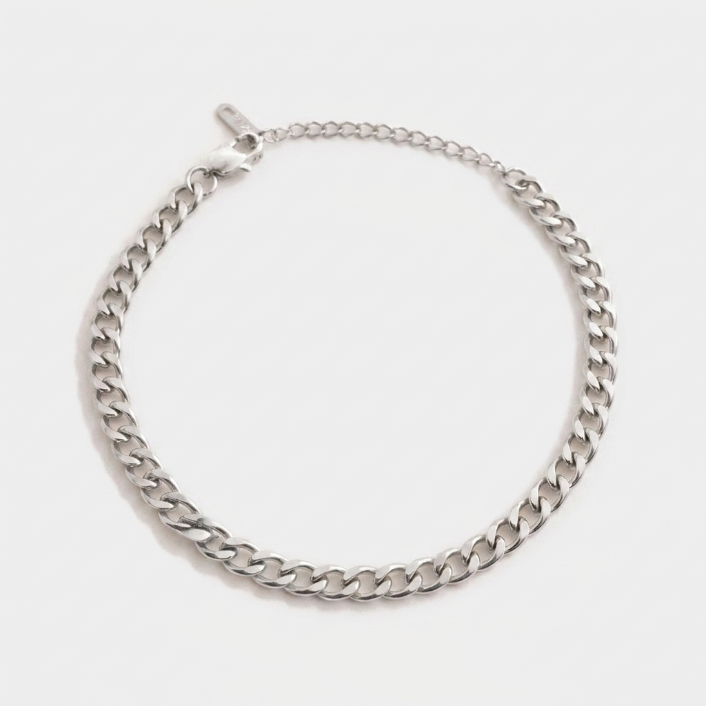 Miami Anklet (Bundle) — Silver