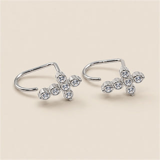 Cross Comfort Earrings