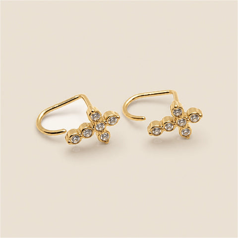 Cross Comfort Earrings