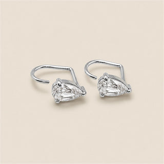 Pear diamond Comfort Earrings