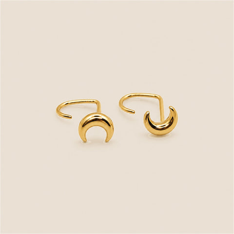Gold Moon Comfort Earrings