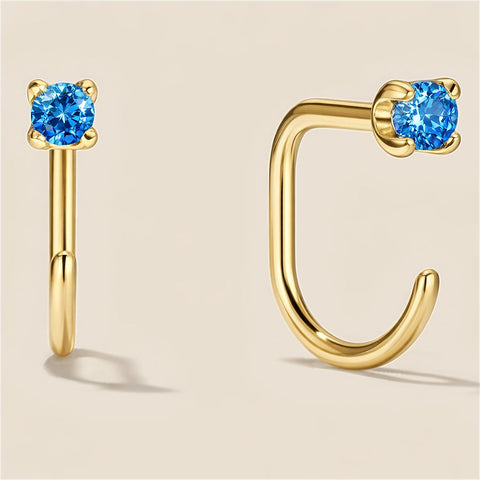 Summer Star Comfort Earrings Sapphire Earrings