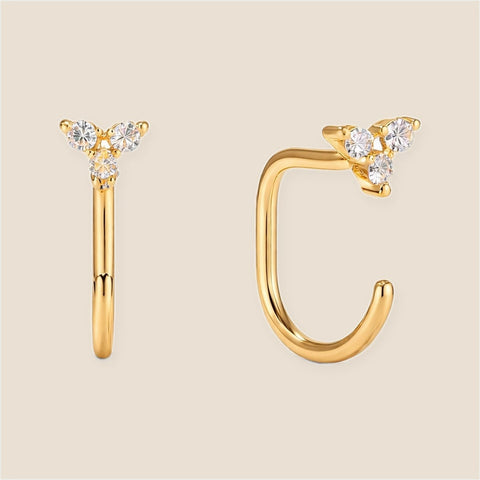Trinity Star Comfort Earrings