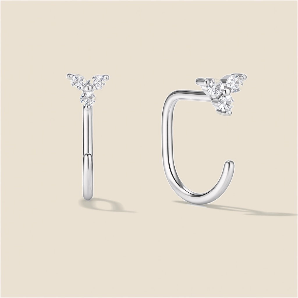 Trinity Star Comfort Earrings