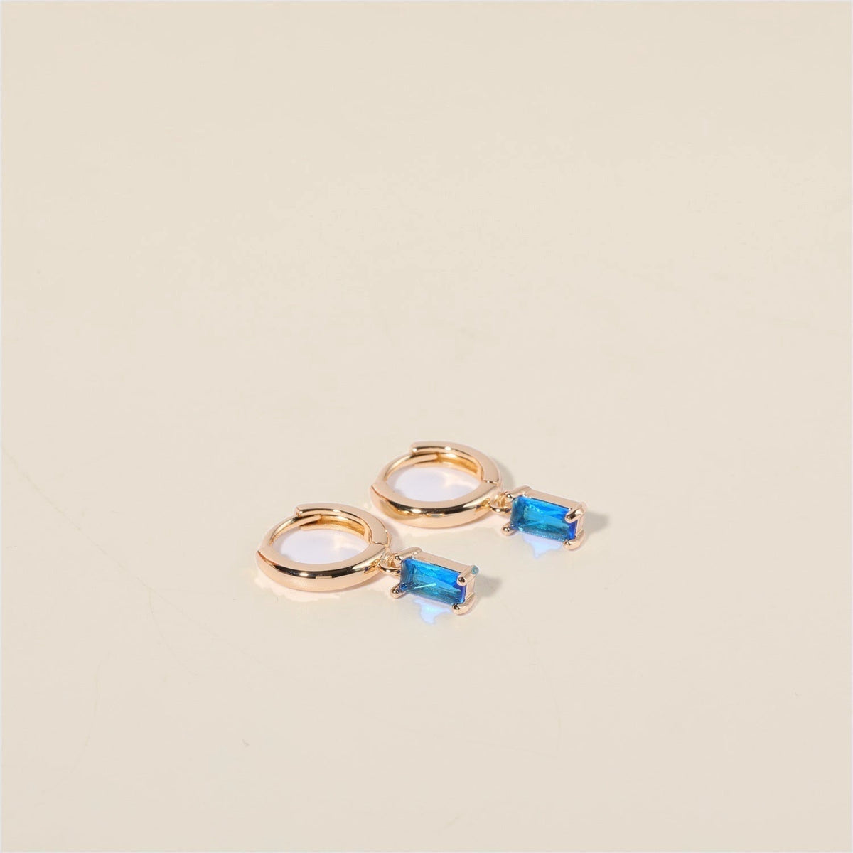 Bella Birthstone Huggies Earrings