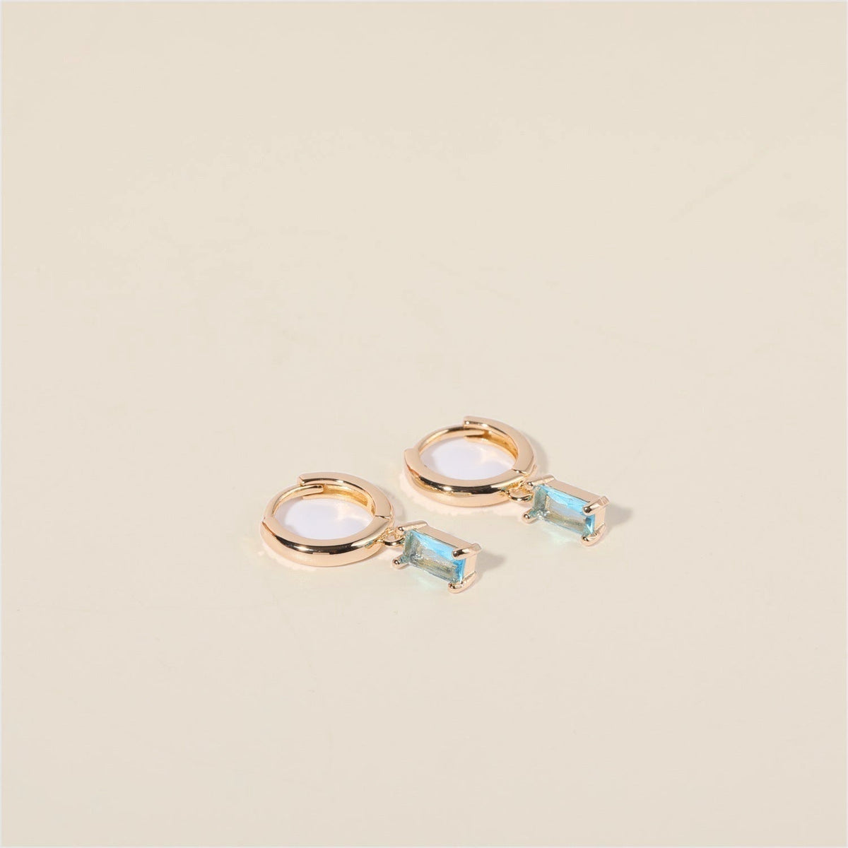 Bella Birthstone Huggies Earrings