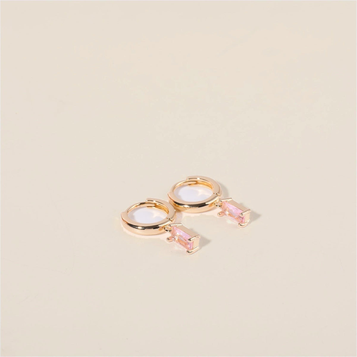 Bella Birthstone Huggies Earrings
