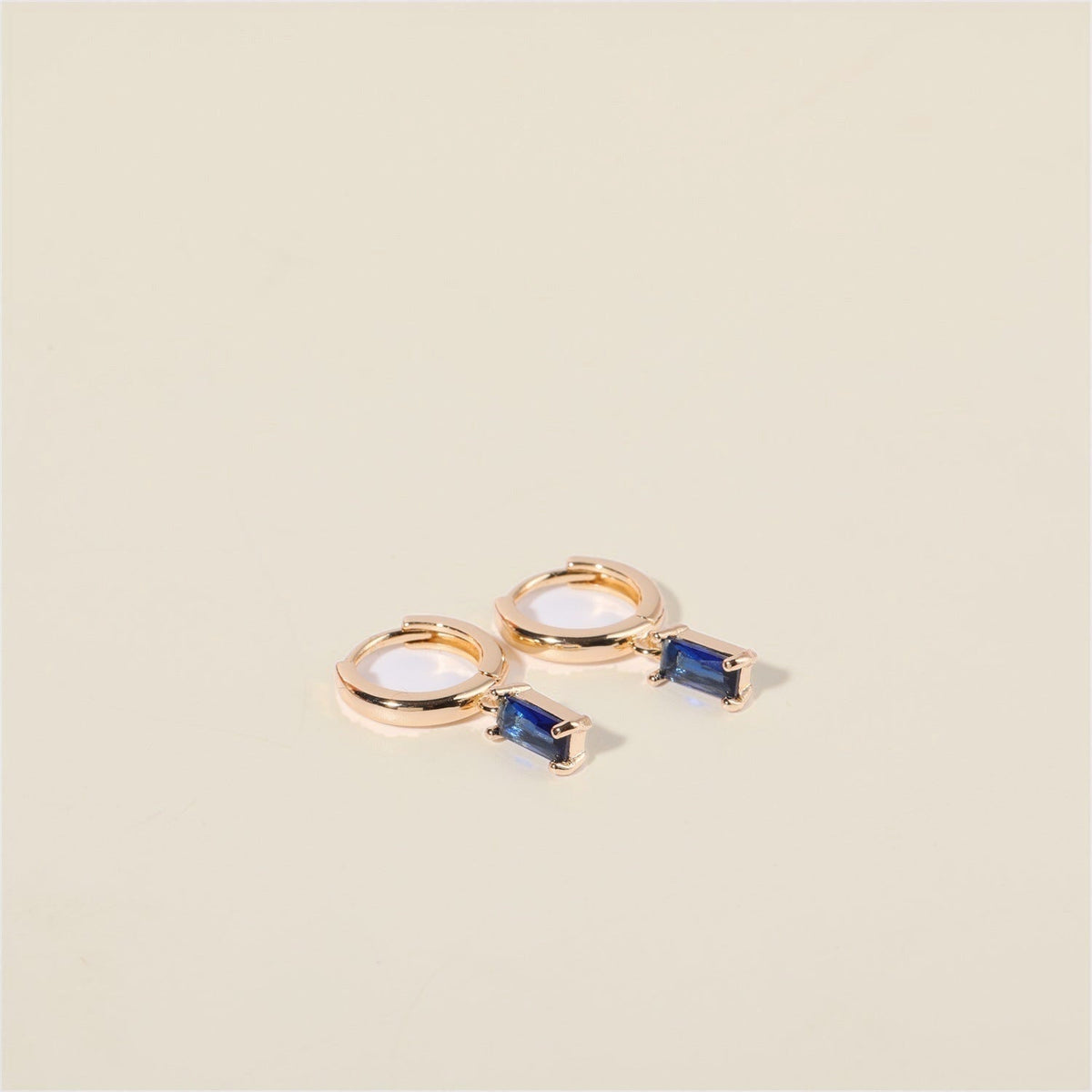 Bella Birthstone Huggies Earrings