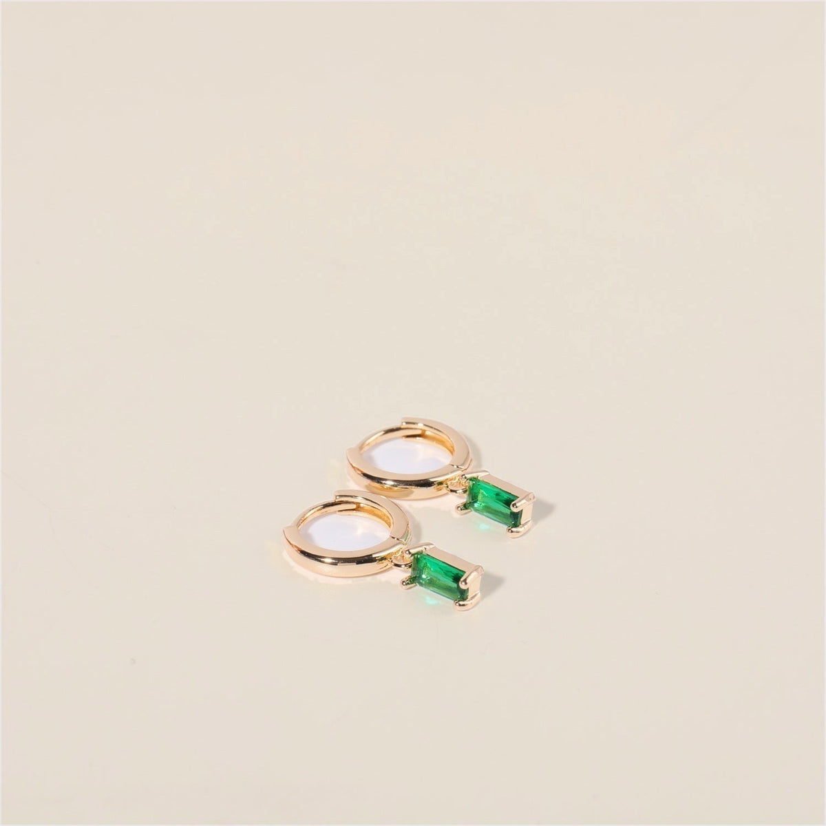 Bella Birthstone Huggies Earrings