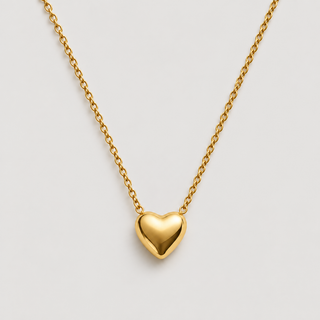 Riley Heart Necklace — studio product photograph
