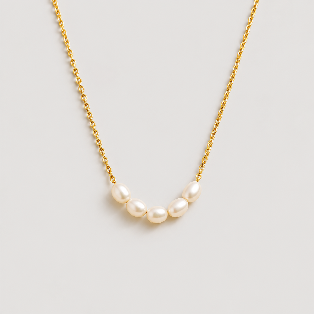 Kona Pearl Necklace — studio product photograph