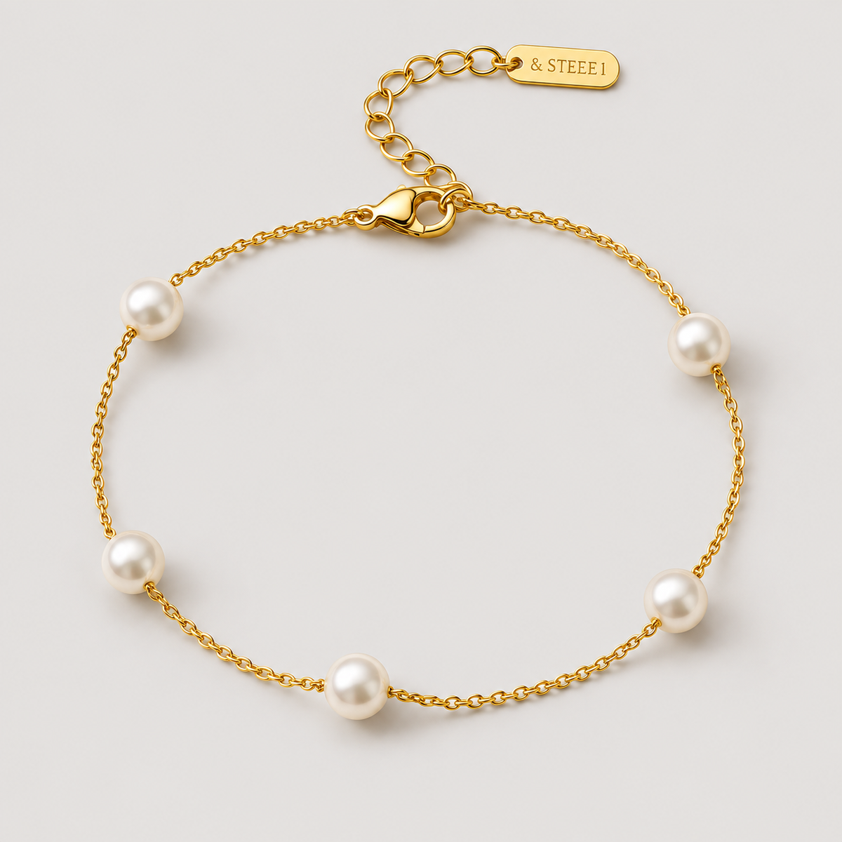 Cali Pearl Anklet — studio product photograph