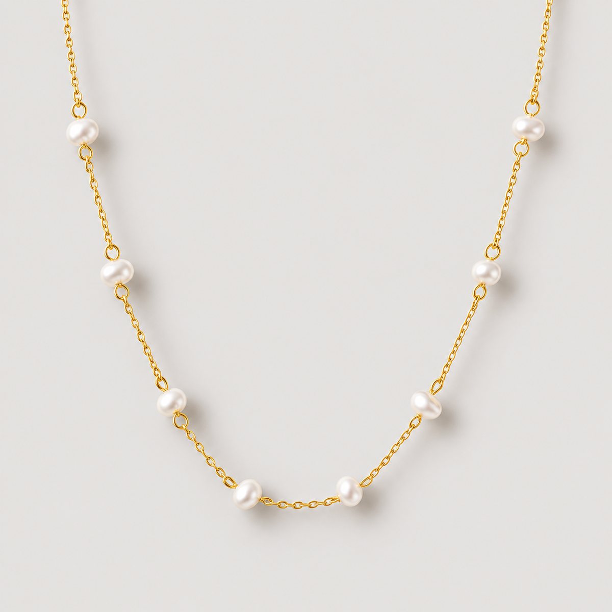 Laney Pearl Necklace — studio product photograph