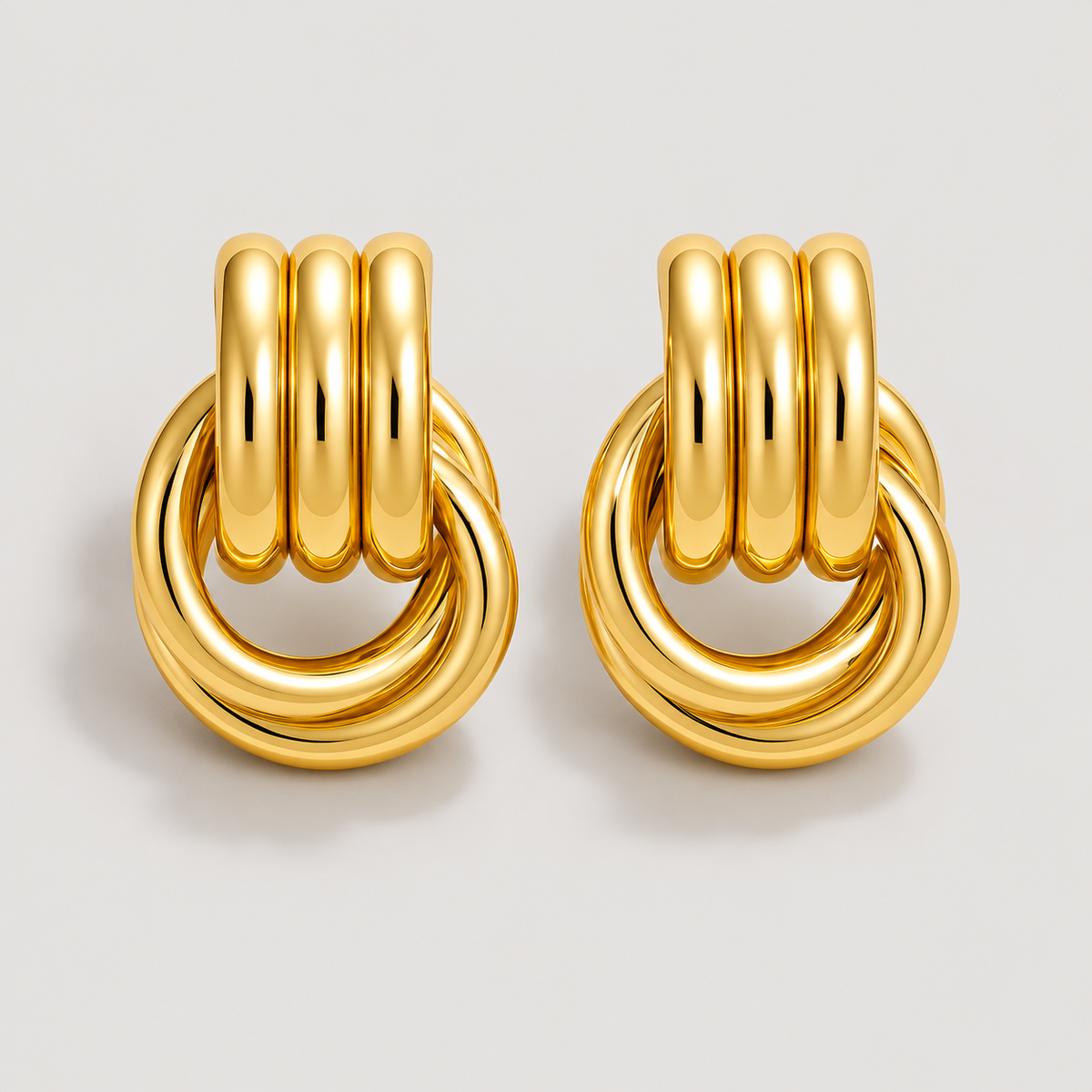 Milan Earrings — studio product photograph