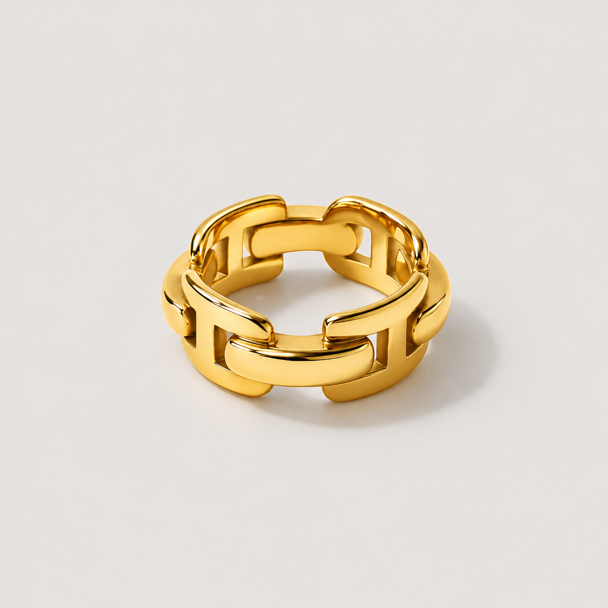 Anchor Chain Ring — studio product photograph