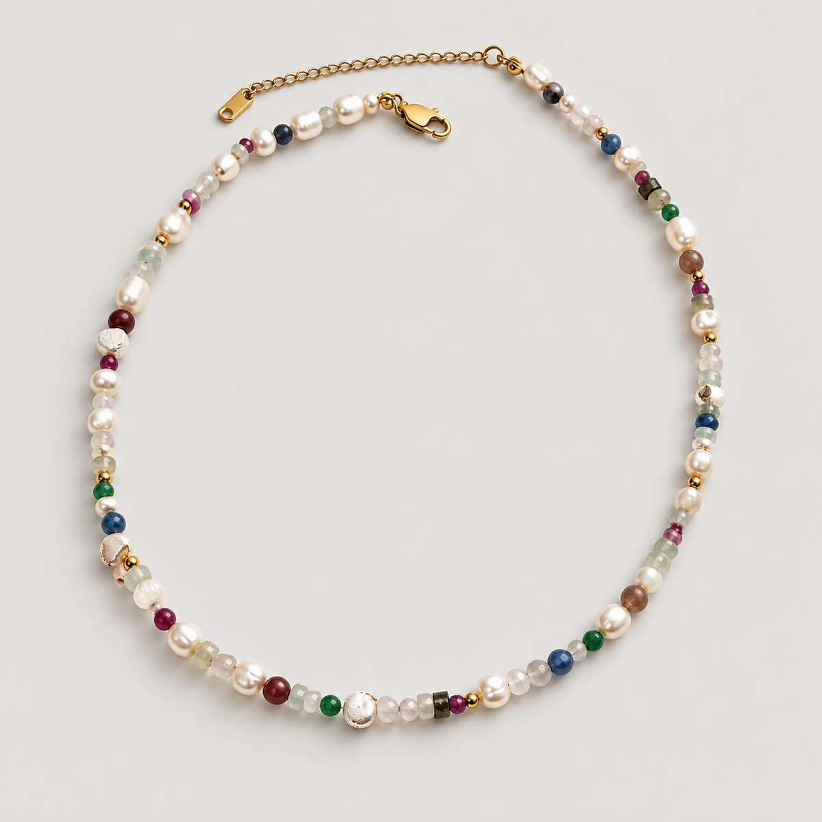 Tropicana Pearl Necklace — studio product photograph