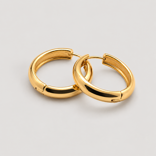 Amara Hoop Earrings — studio product photograph