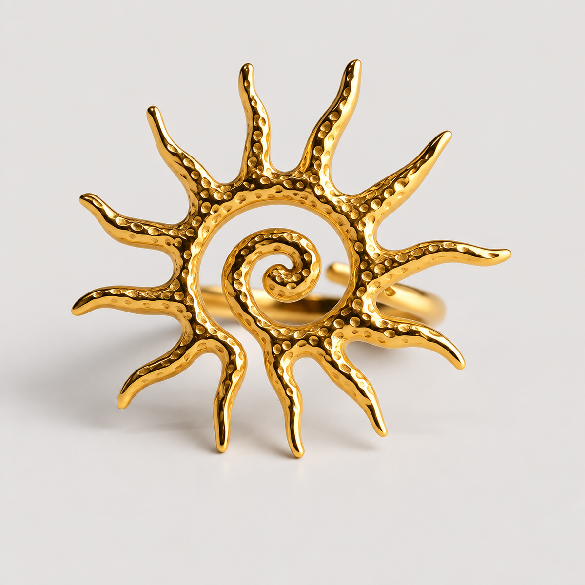 Sunspell Ring — studio product photograph