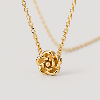 Plumaria Necklace — studio product photograph