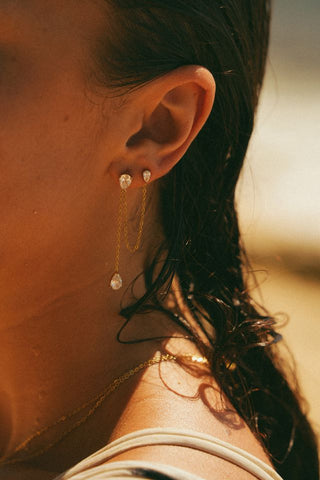 Roselle Diamond Studs