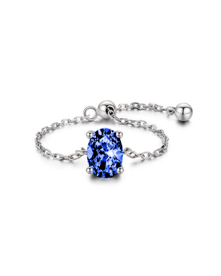 Addison® Adjustable Oval Sapphire Ring