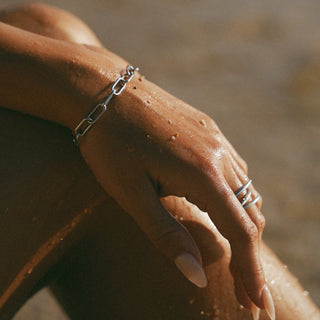 Tulum Chunky Paperclip Bracelet (Bundle)