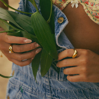 Lava de Oro Pearl Ring (Bundle)