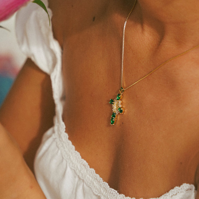 Valerie® Virgin Mary Cross Pendants