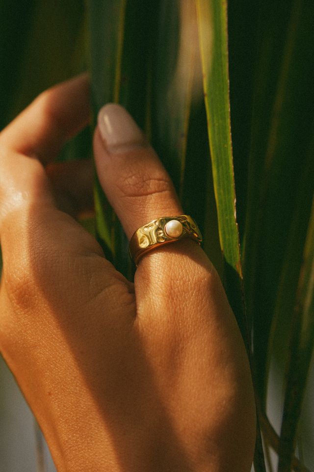 Lava de Oro Pearl Ring (Bundle)