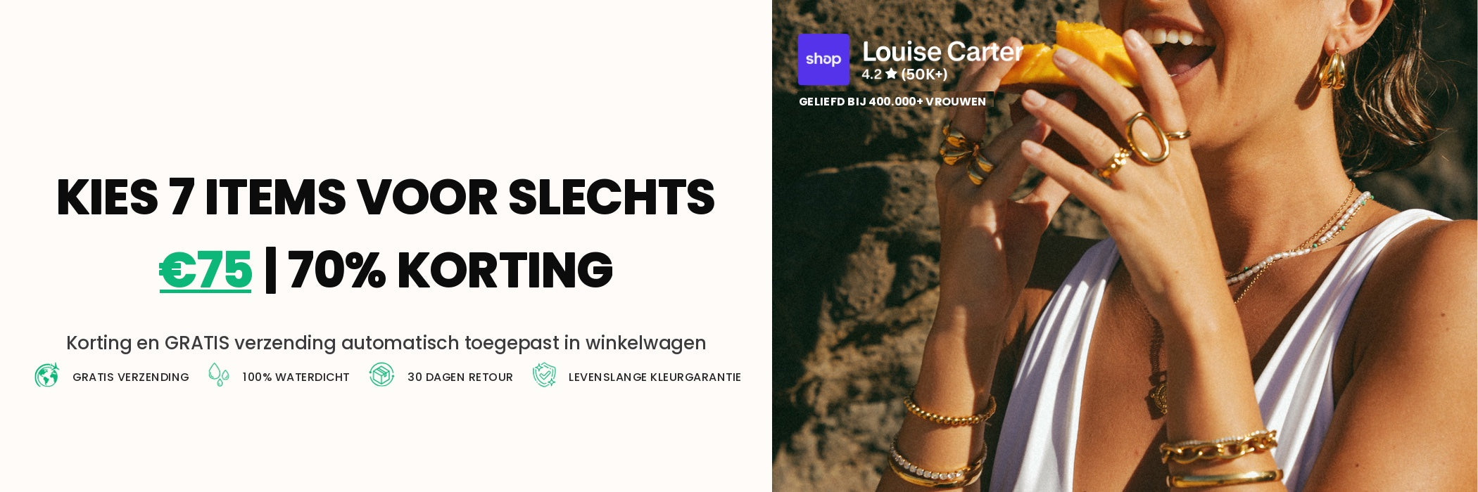 Kies 7 willekeurige sieraden voor $134.00 - Louise Carter