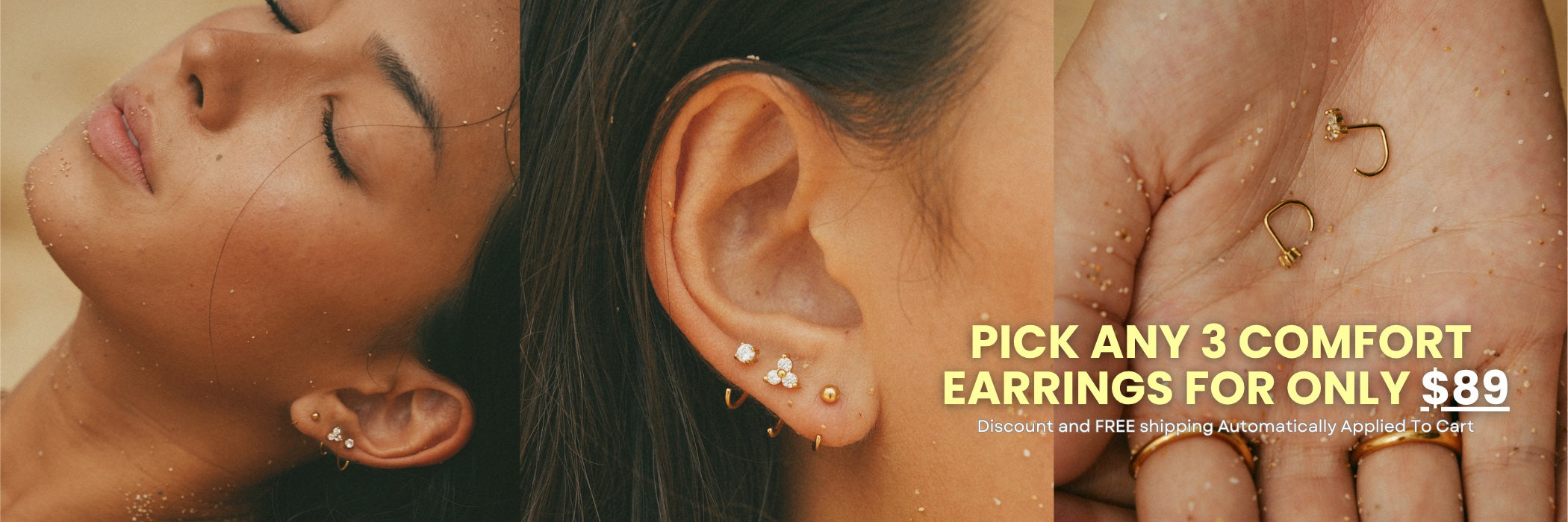 Pick any 3 comfort earrings for $89 - Louise Carter